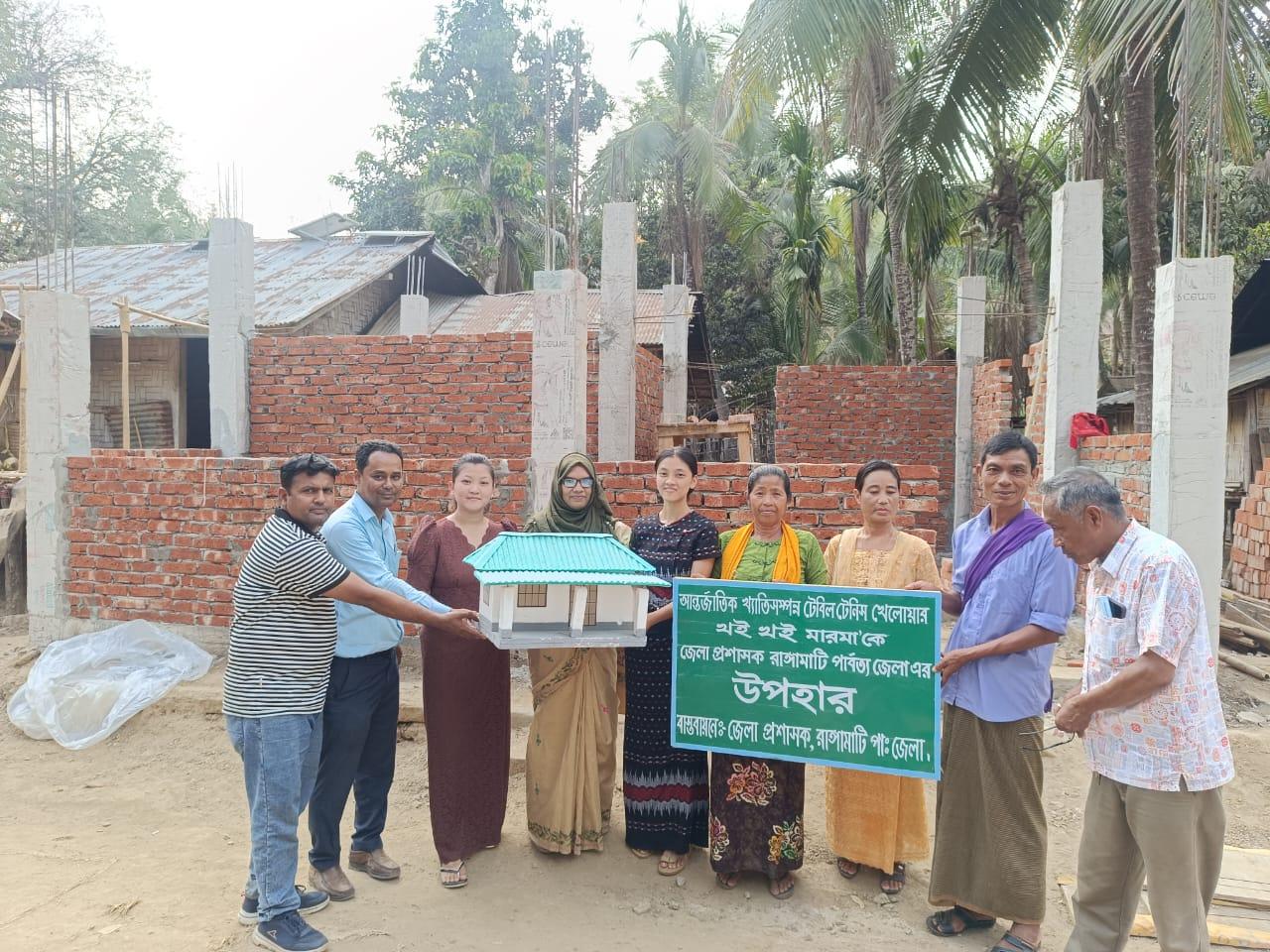 টেবিল টেনিস খেলোয়াড় খই খই মারমার স্বপ্ন  পূরণ