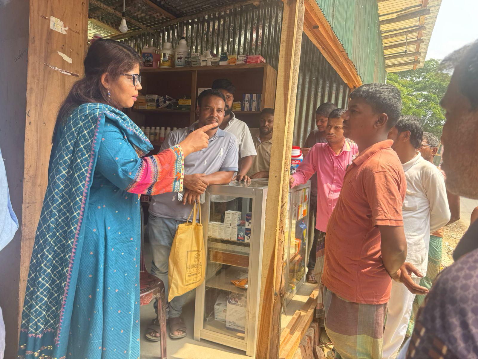 বোয়ালখালীতে পুকুর ভরাট, অর্ধ লক্ষ জরিমানা