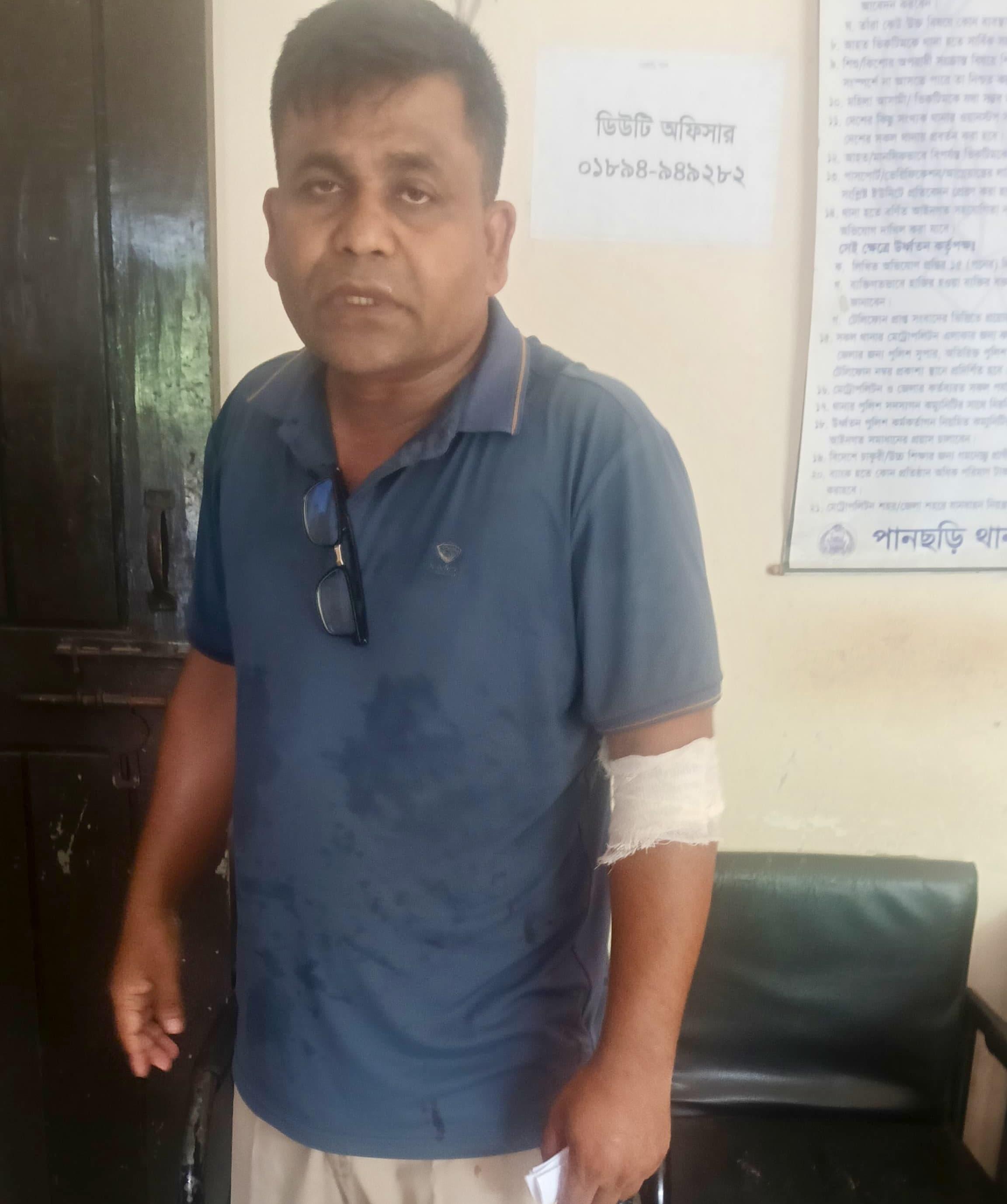 <h1>জমি বিক্রিতে লাখ টাকা চাঁদা দাবি খবর প্রকাশে সাংবাদিকের ওপর হামলা</h1>