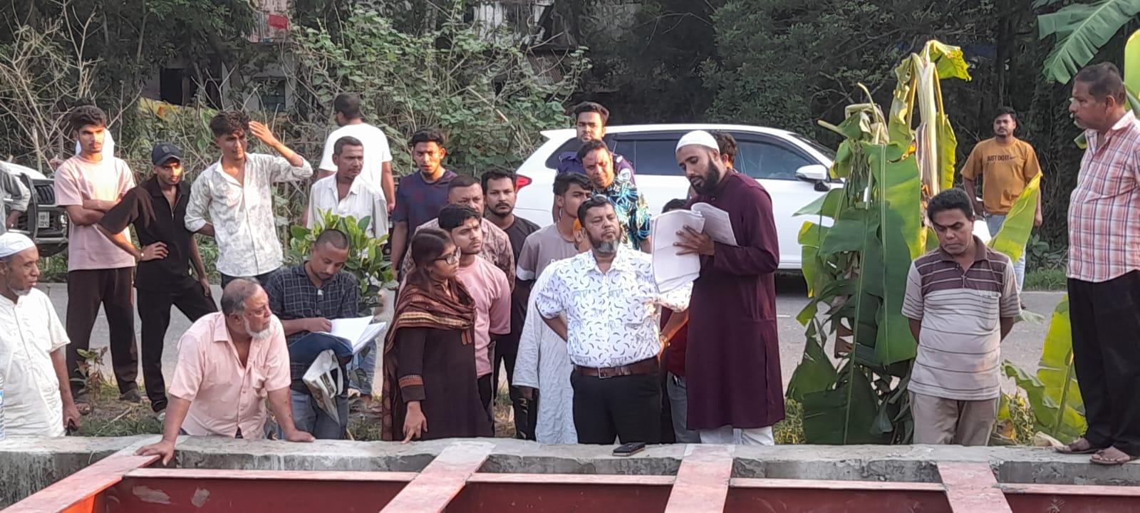 বোয়ালখালীতে অবৈধভাবে ব্রিজ নির্মাণ, ভ্রাম্যামাণ অভিযানে জরিমানা
