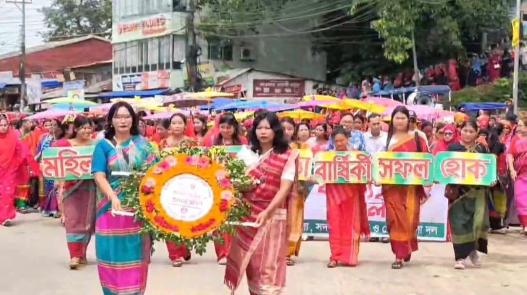 <h1>খাগড়াছড়িতে মহিলা দলের ৪৮তম প্রতিষ্ঠাবার্ষিকী পালন</h1>