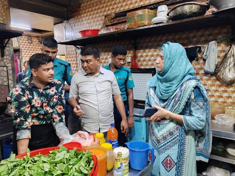 <h1>চট্টগ্রামে সিটি রাজবাড়ী রেস্তোরাঁয় মোবাইল কোর্টের অভিযানে ৬ লক্ষ টাকা জরিমানা</h1>