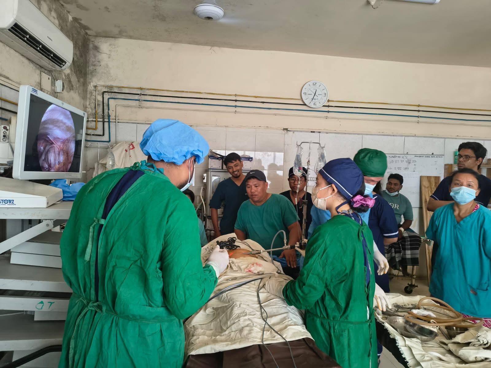 পিত্তথলির পাথর অপসারণে চমক দেখালো রাঙামাটি সদর হাসপাতালের চিকিৎসকরা