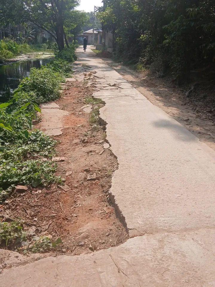 হারামিয়া ইউনিয়নে ঝুঁকিপূর্ণ সড়ক, দ্রুত সংস্কারের দাবি