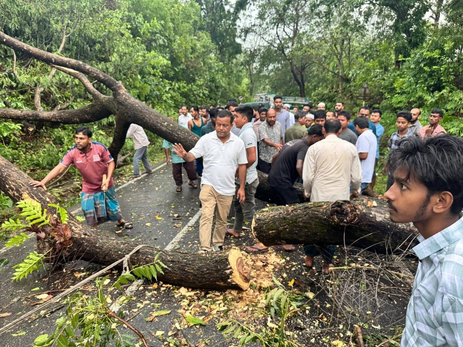 খাগড়াছড়িতে কালবৈশাখীর তান্ডব
